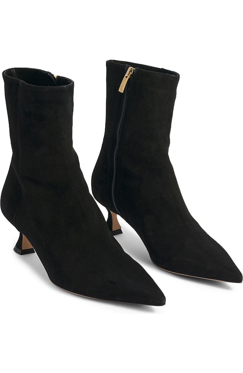 MARION PARKE Audra Pointed Toe Kitten Heel Bootie, Main, color,