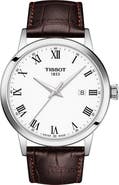 Tissot Classic Dream Leather Strap Watch, 42mm