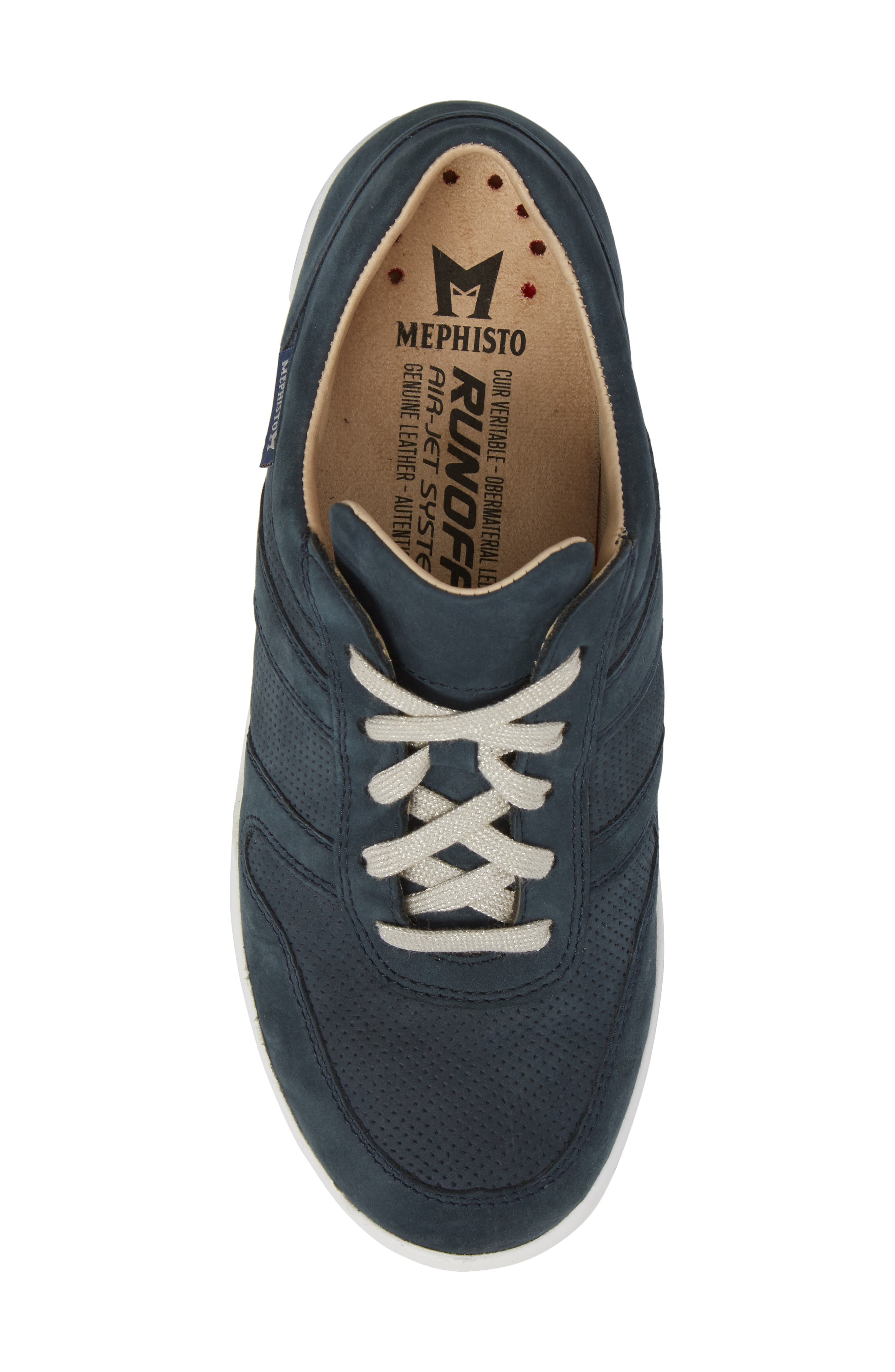 Rebecca Perforated Sneaker, Alternate, color, NAVY