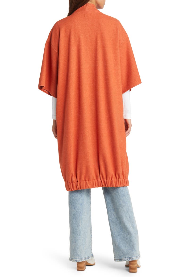 Open Front Duster, Alternate, color, ORANGE