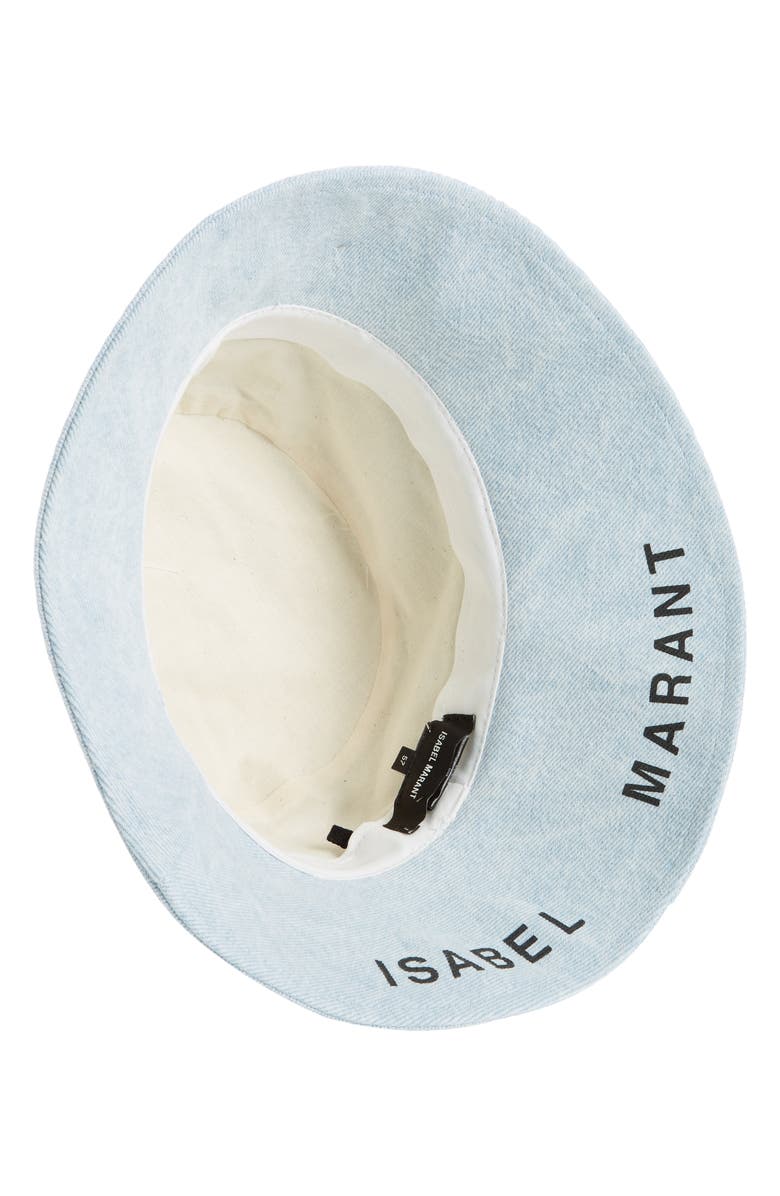 Isabel Marant Loiena Logo Bucket Hat, Alternate, color, 