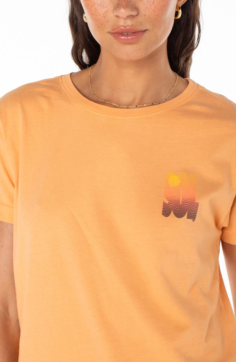 Roxy Graphic Print T-Shirt, Alternate, color, Muskmelon