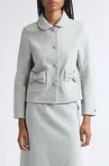 Sandy Liang Knoll Bow Detail Jacket