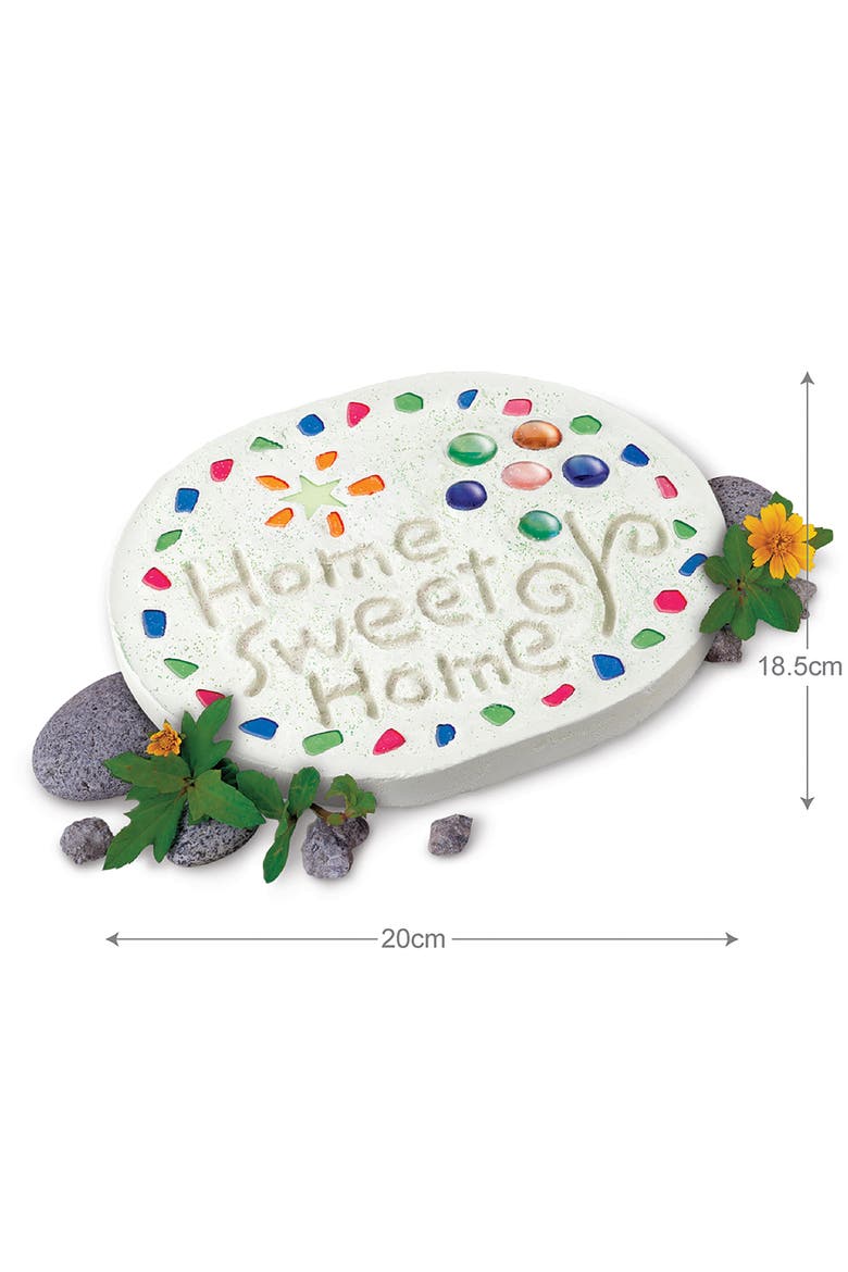 Make Your Garden Stepping Stone Ceramic Yard Decor Kit, Alternate, color, Multicolored