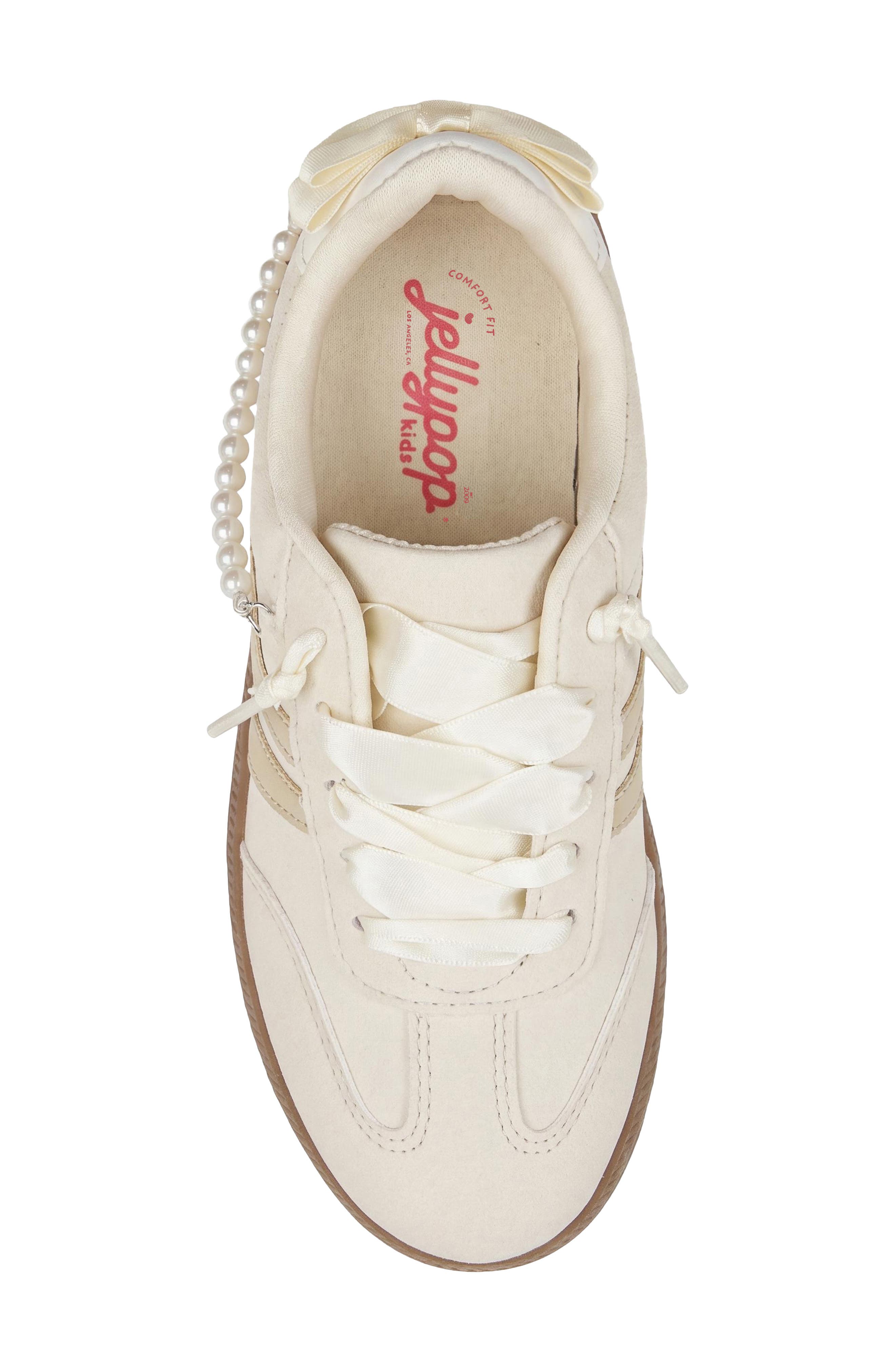 JELLYPOP Kids' Brietta Sneaker, Alternate, color, Cream