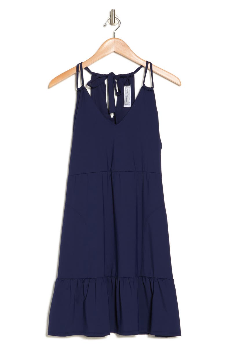 Tommy Bahama Double Strap Cover-Up Dress, Alternate, color, Mare Navy
