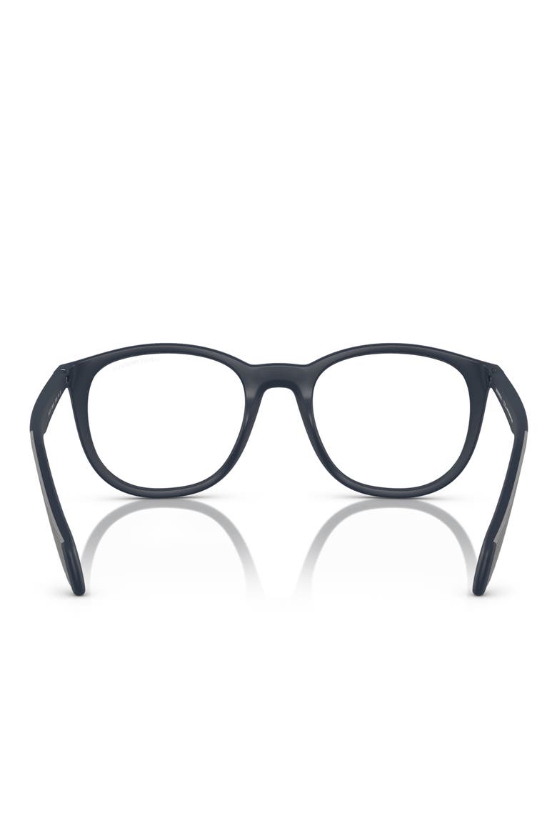 53mm Phantos Optical Glasses, Alternate, color, MATTE BLUE / CLEAR
