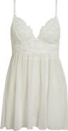 KILO BRAVA Lace & Mesh Babydoll Chemise