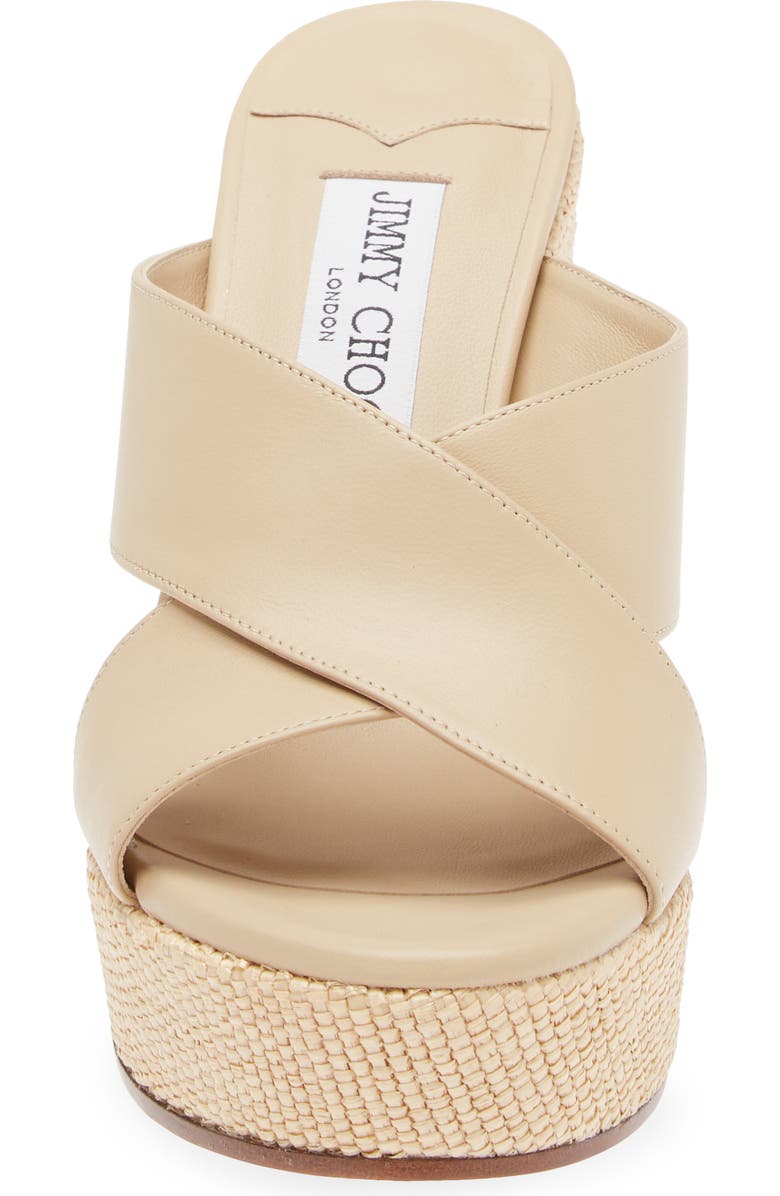 Jimmy Choo Dovina Espadrille Platform Wedge, Alternate, color,