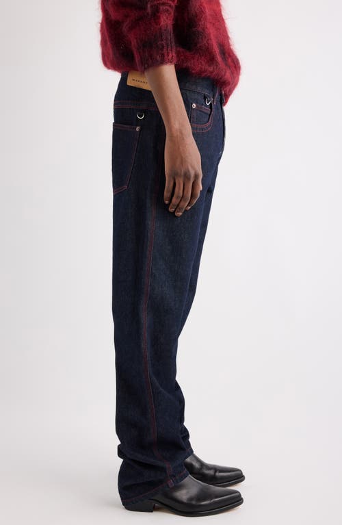 Isabel Marant Jeffrey Relaxed Straight Leg Jeans In Blue