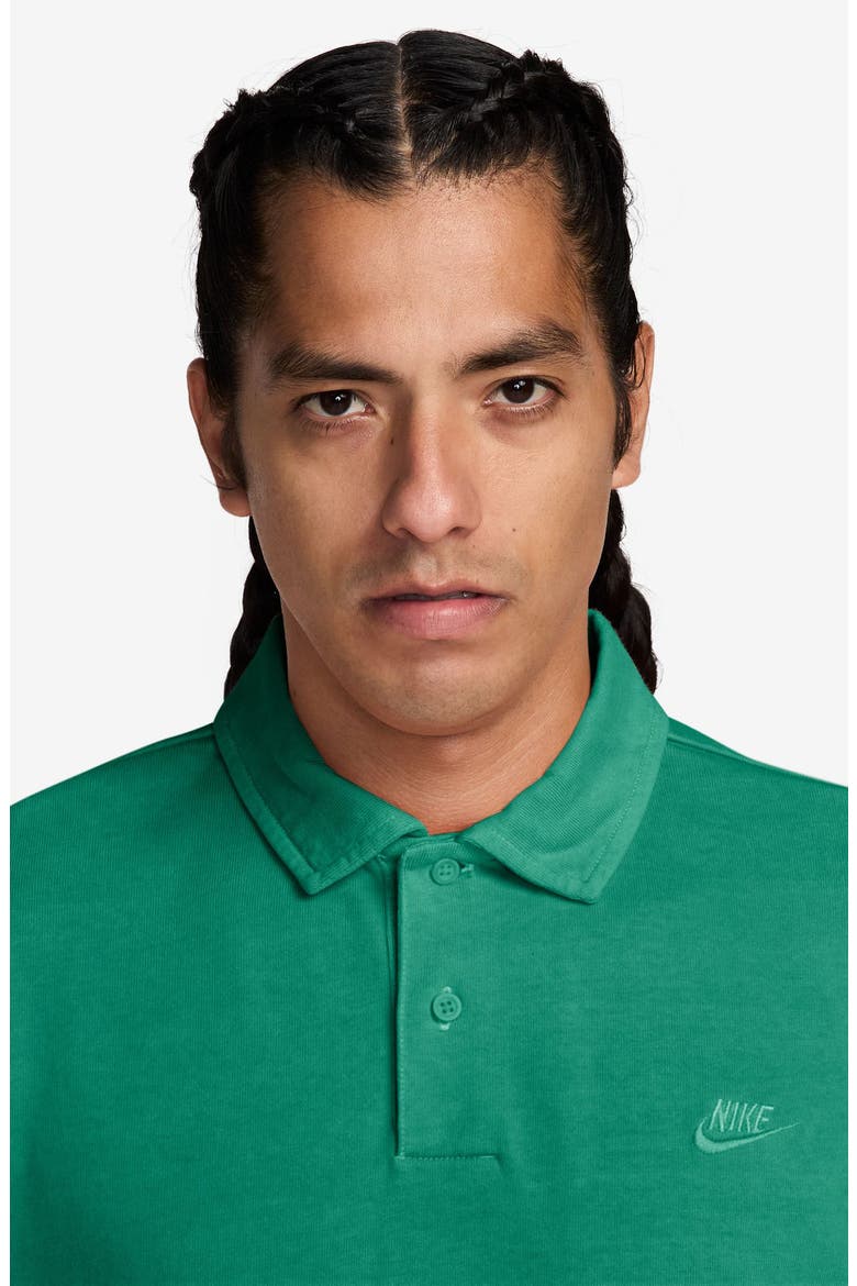 Cotton Jersey Polo, Alternate, color, MALACHITE