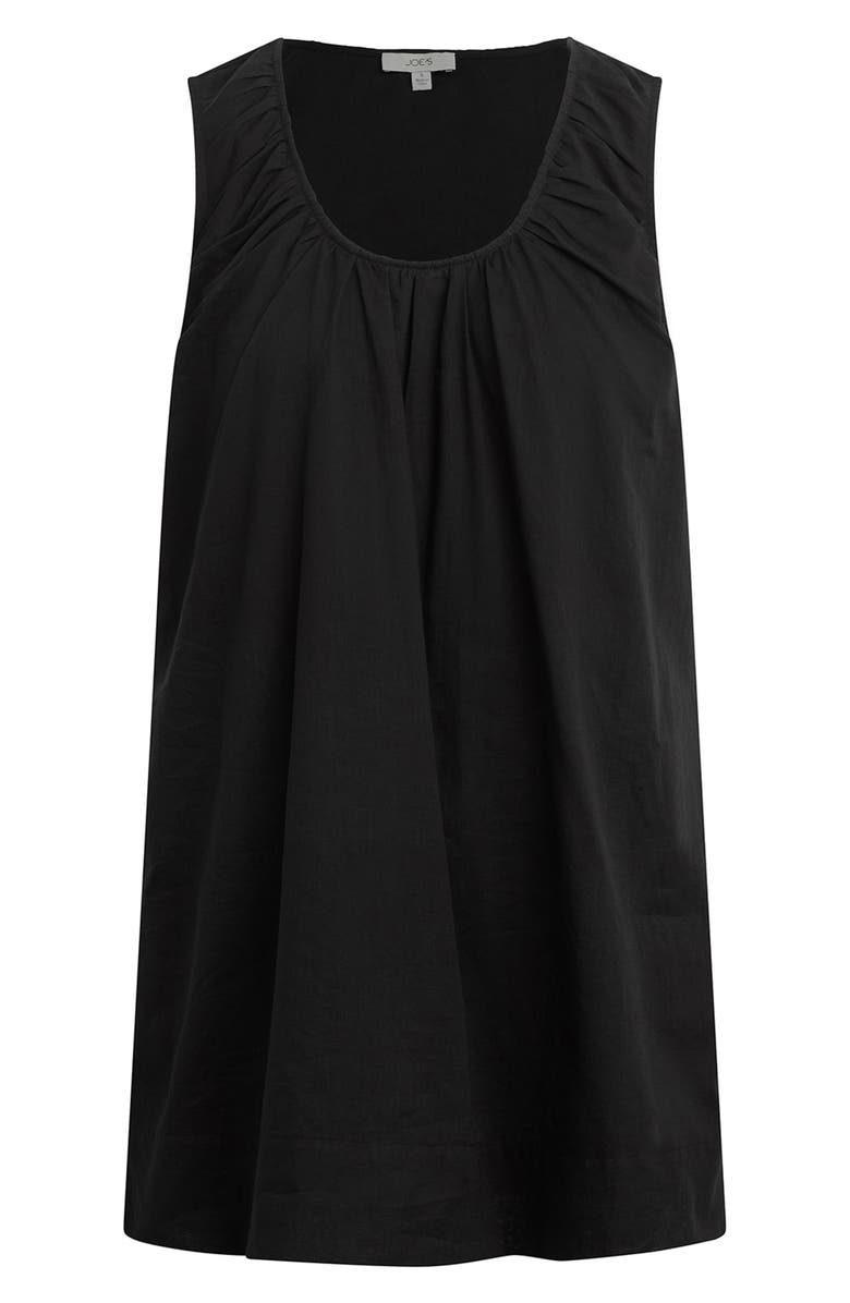 Joe's The Ana U-Neck Sleeveless Cotton Voile Minidress, Alternate, color, Black