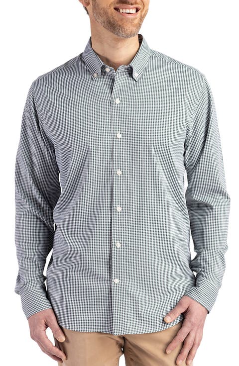 Skyline Epic Confidence Check Stretch Button-Down Shirt (Big & Tall)