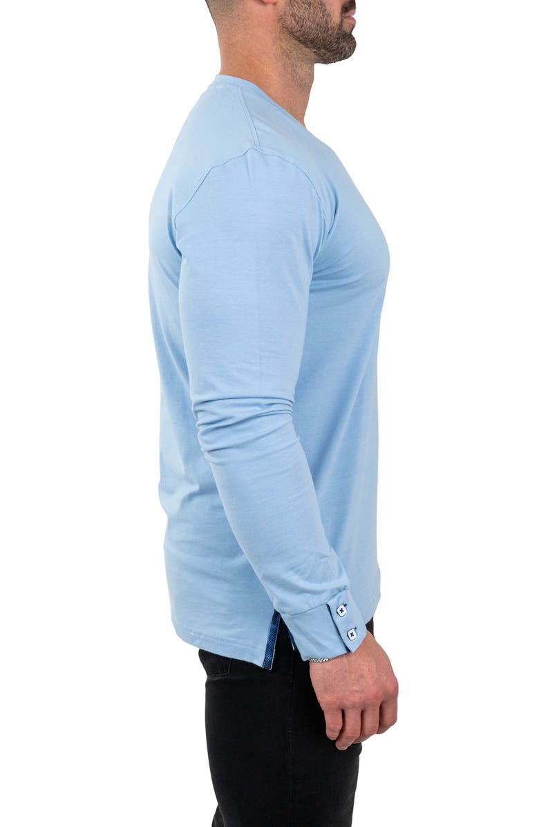 Maceoo Edison Solid V-Neck Cotton Sweater, Alternate, color, 