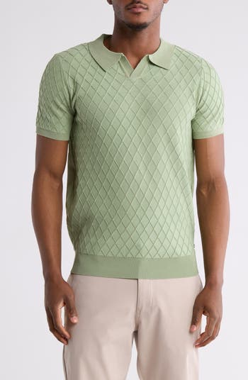 Short Sleeve Slim Fit Polo Sweater