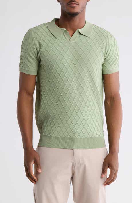T.R. PREMIUM Short Sleeve Slim Fit Polo Sweater
