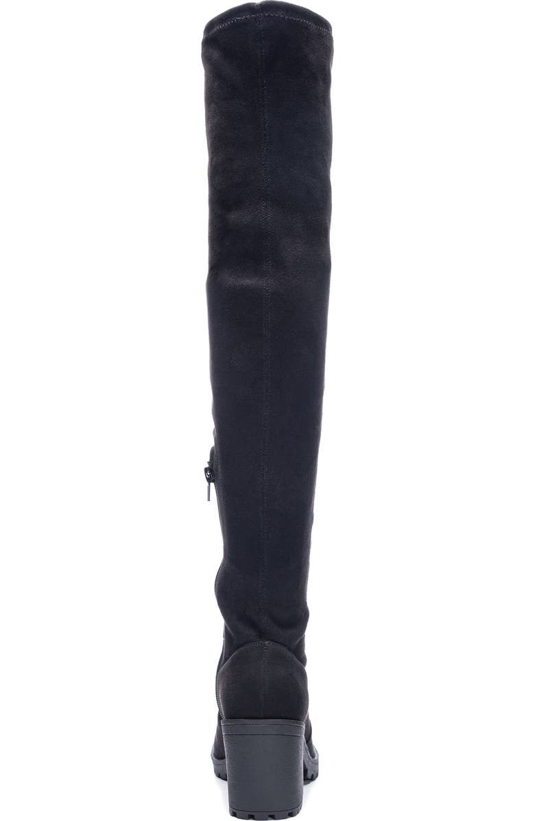 Dirty Laundry Linzy Over the Knee Boot, Alternate, color, Black Suedette