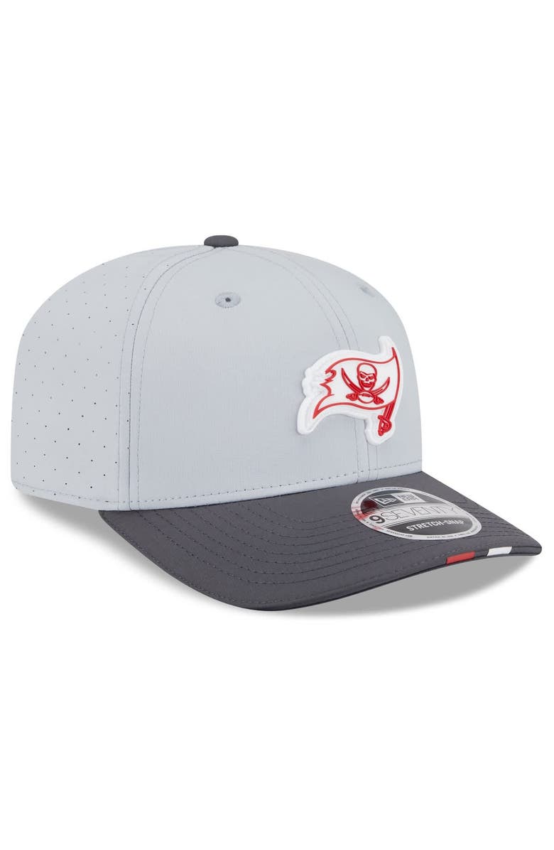 New Era Men's New Era  Gray/Graphite Tampa Bay Buccaneers 2025 NFL Training Camp 9SEVENTY Adjustable Hat, Alternate, color, 