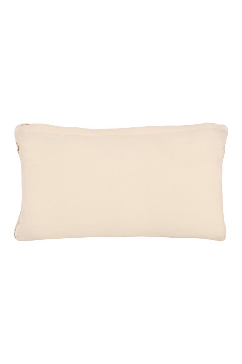 Cairo Handwoven Jute & Wool Lumbar Pillow, Alternate, color, Sand