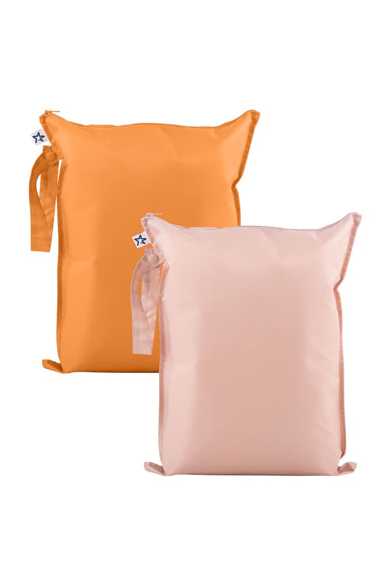 Mess-Proof Waterproof Washable Baby/Toddler Wet Bags - Solids, Main, color, Taupe, Dandelion