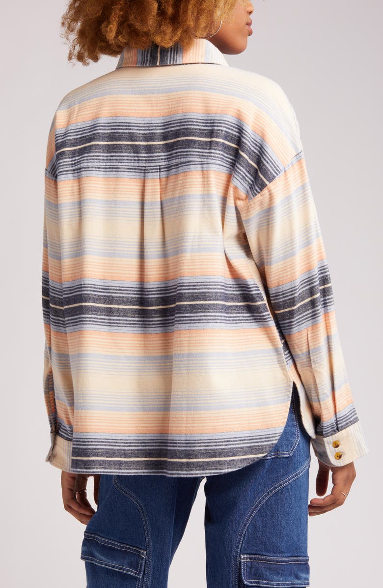 Rip Curl Trippin' Flannel Button-Up Shirt, Alternate, color,