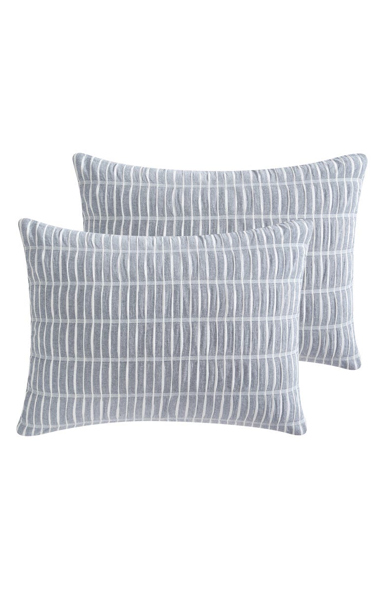 Tahari Stripe Seersucker Cotton 3-Piece Comforter Set, Alternate, color,