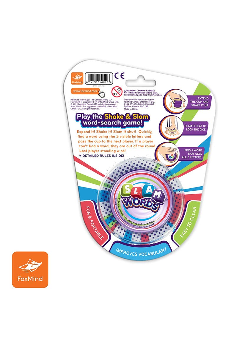 Slam Words Shake and Slam Word Game 2nd Edition, Alternate, color, Multicolored