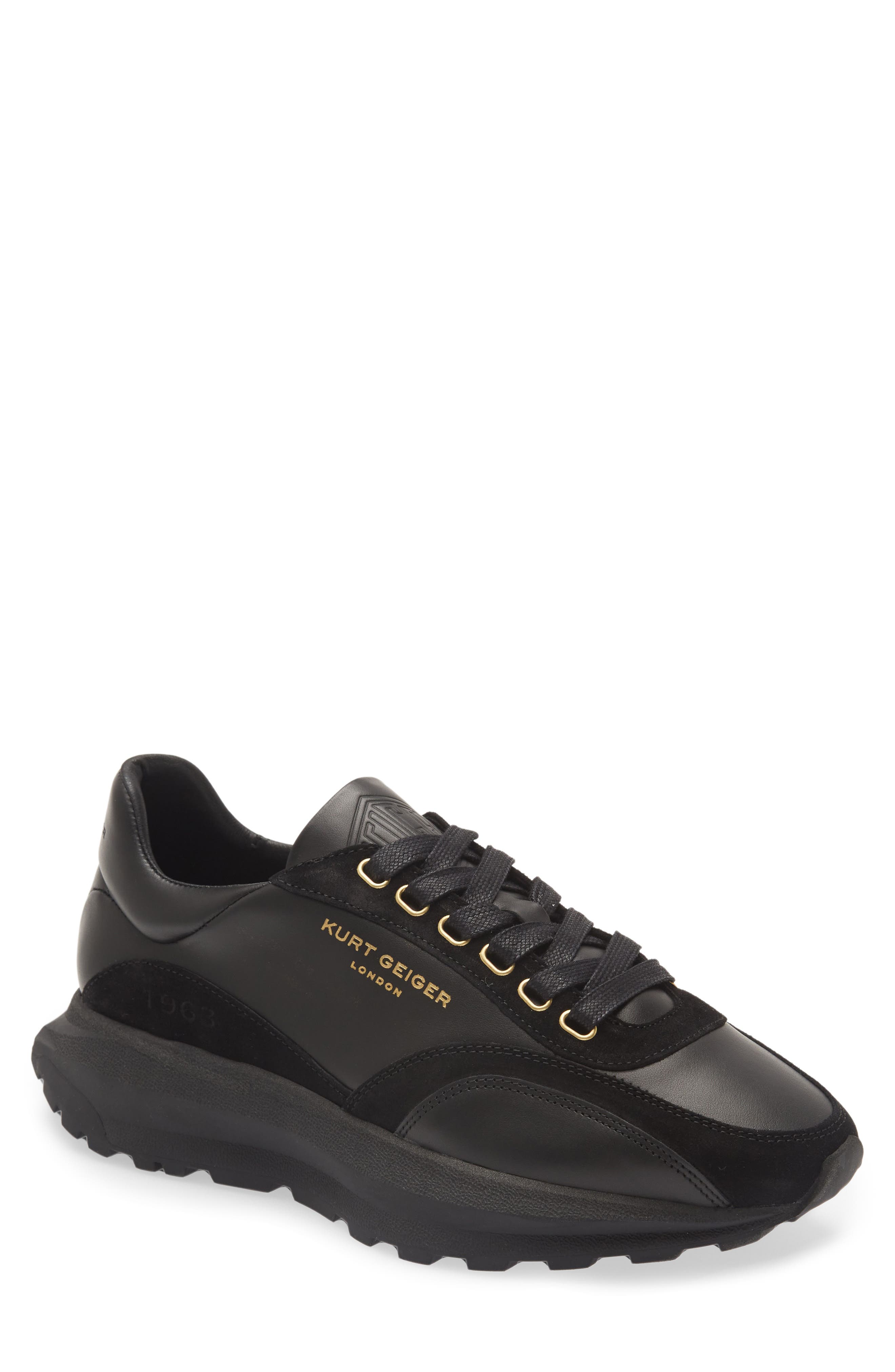 Kurt Geiger London Gaspar Sneaker, Main, color, Black