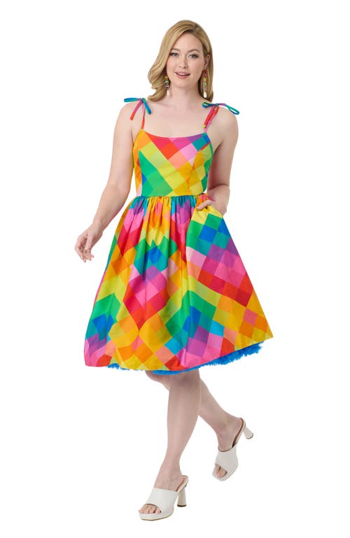 UNIQUE VINTAGE UNIQUE VINTAGE 1950S BOBBIE SWING DRESS