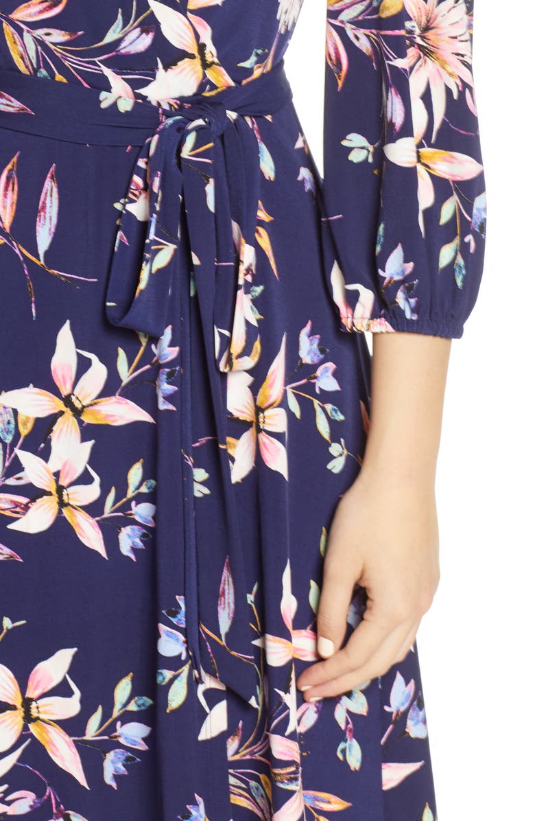 Eliza J Fit & Flare Dress, Alternate, color, 