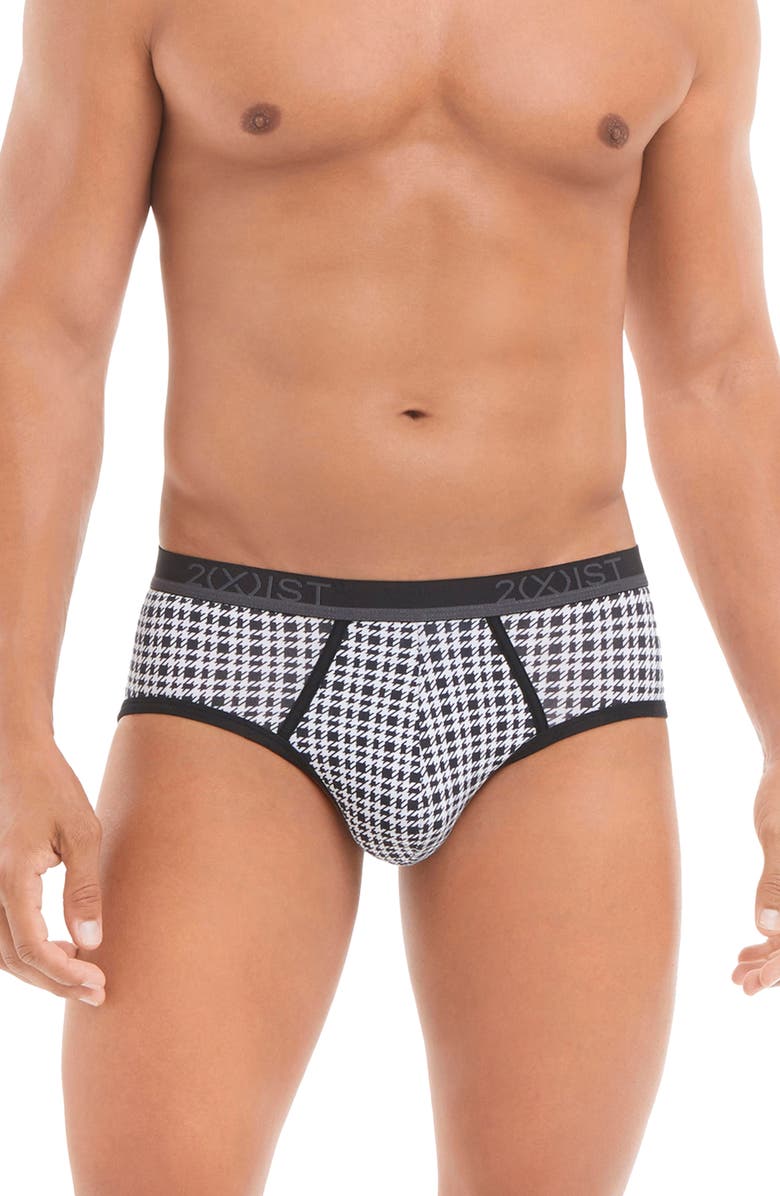 2(x)ist 4-Pack No-Show Stretch Briefs, Main, color, 