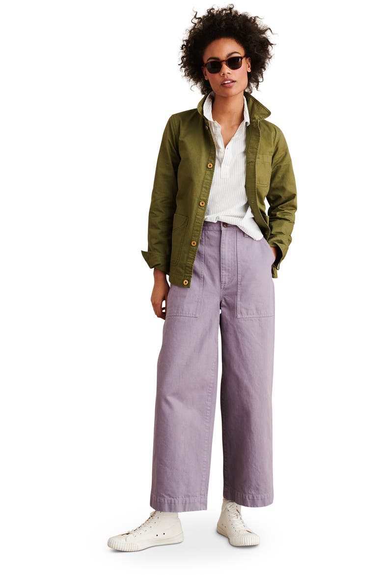 Herringbone Work Jacket, Alternate, color, ARMY OLIVE