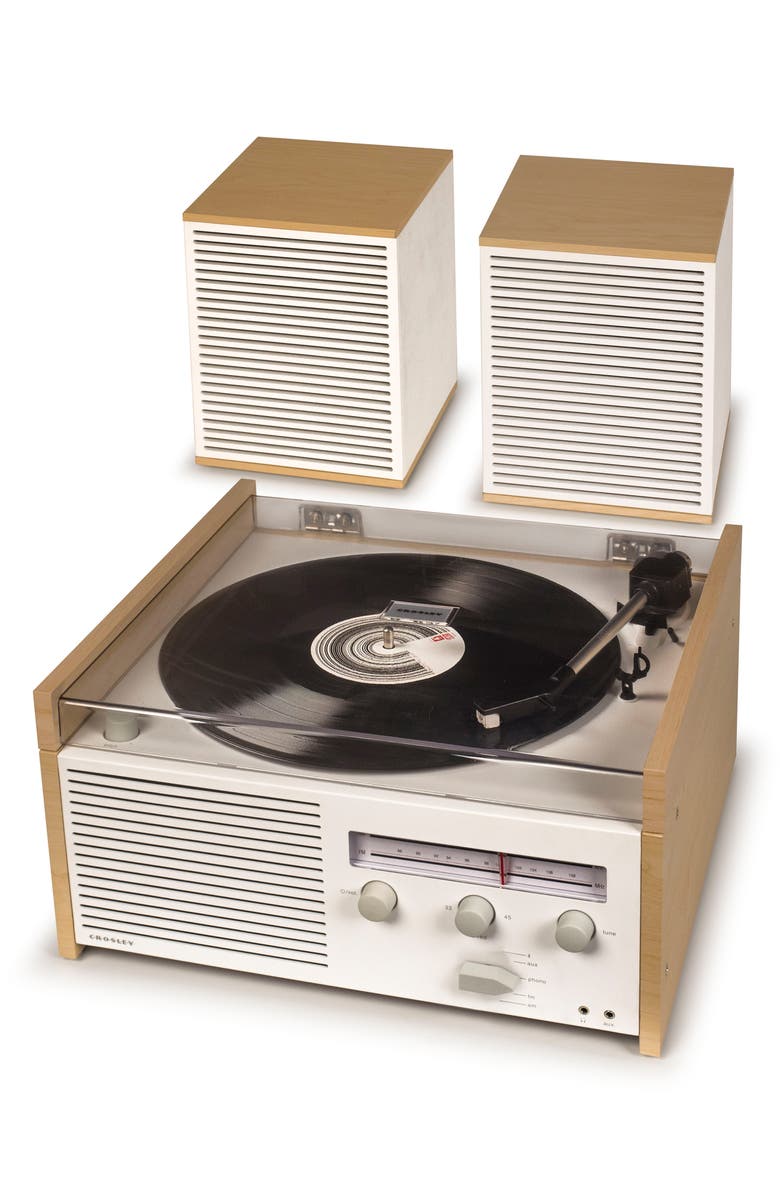 Crosley Radio Switch II Turntable & Speakers Entertainment System, Alternate, color,