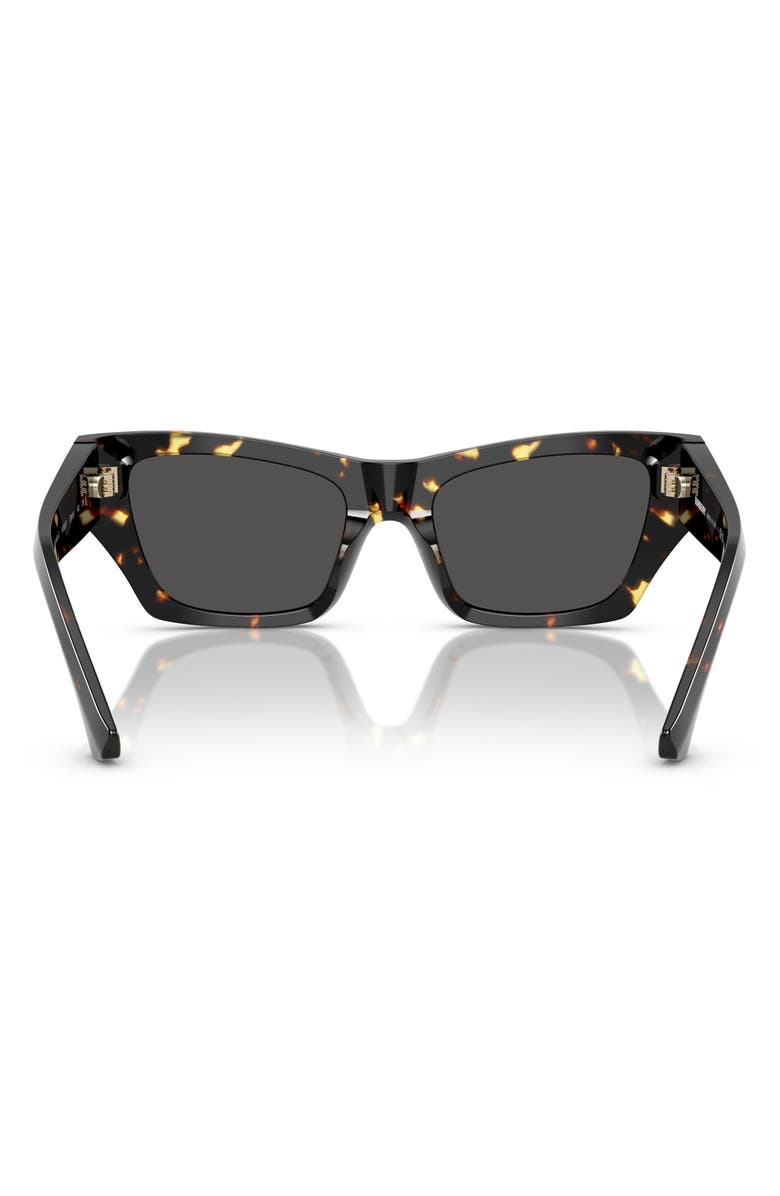 Burberry 52mm Cat Eye Sunglasses, Alternate, color, Havana/ Mustard