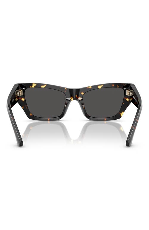 Burberry 52mm Cat Eye Sunglasses In Havana/mustard