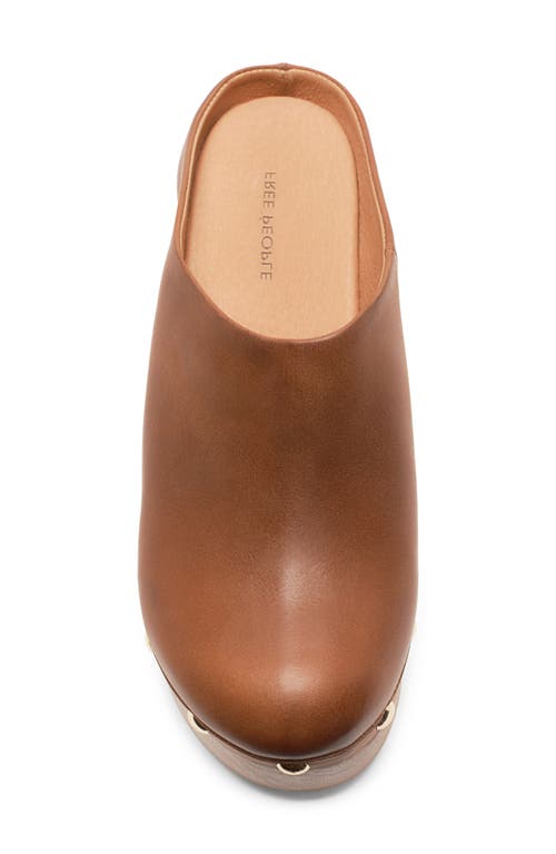 Free People Calli Platform Clog In Brown