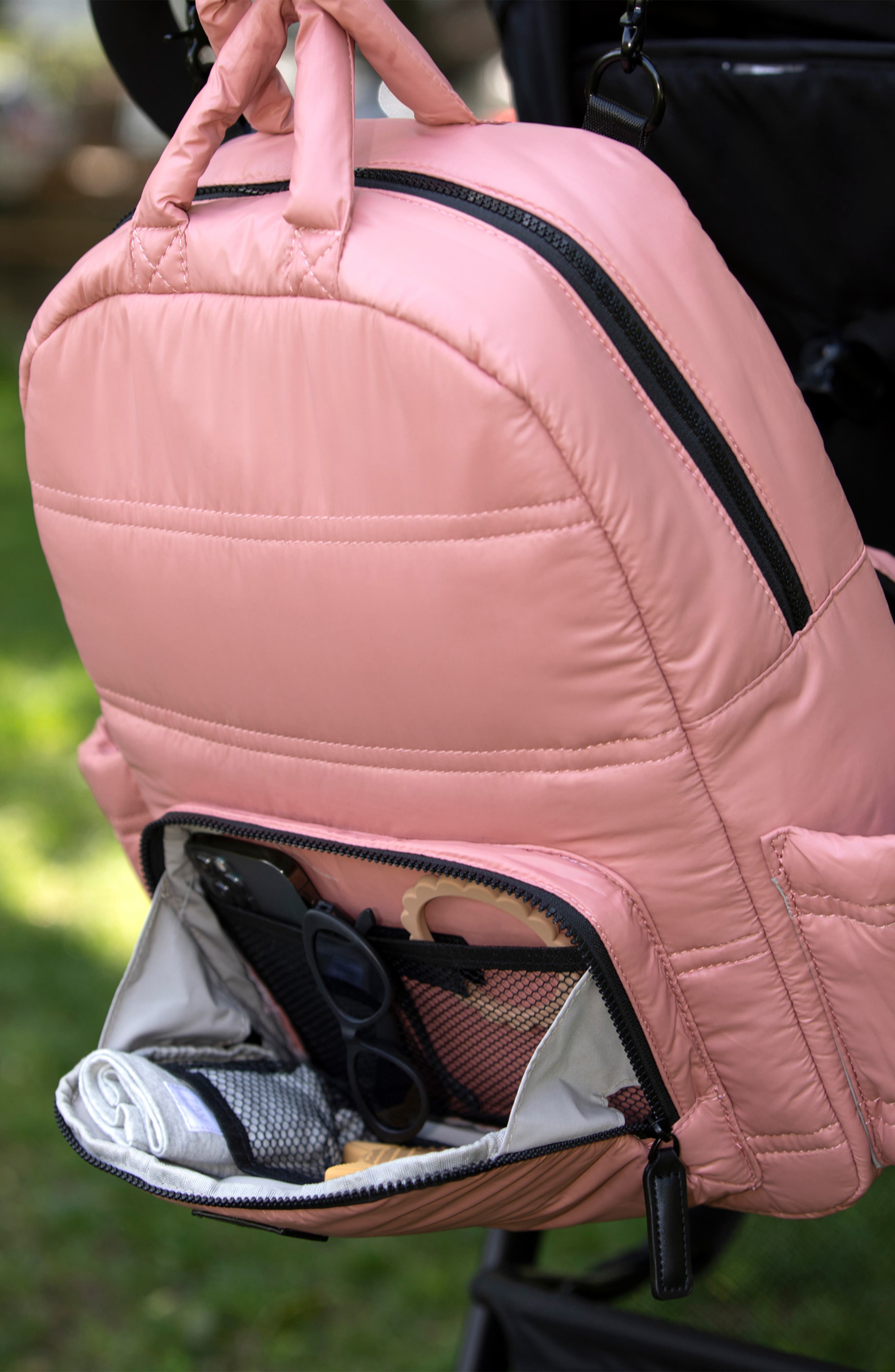 7 A.M. Enfant BK718 Diaper Backpack, Alternate, color, Rose Dawn