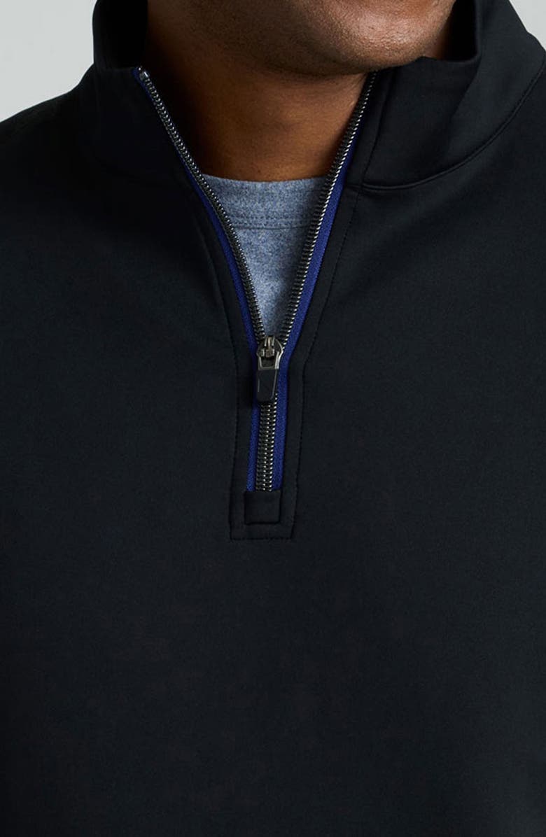 UNTUCKit Mazzano Performance Quarter Zip, Alternate, color, Black