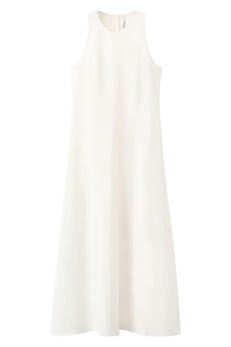 A-Line Dress with Stitching Detail, Main, color, ECRU