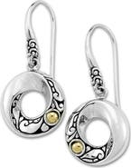 SAMUEL B. Open Round Drop Earrings
