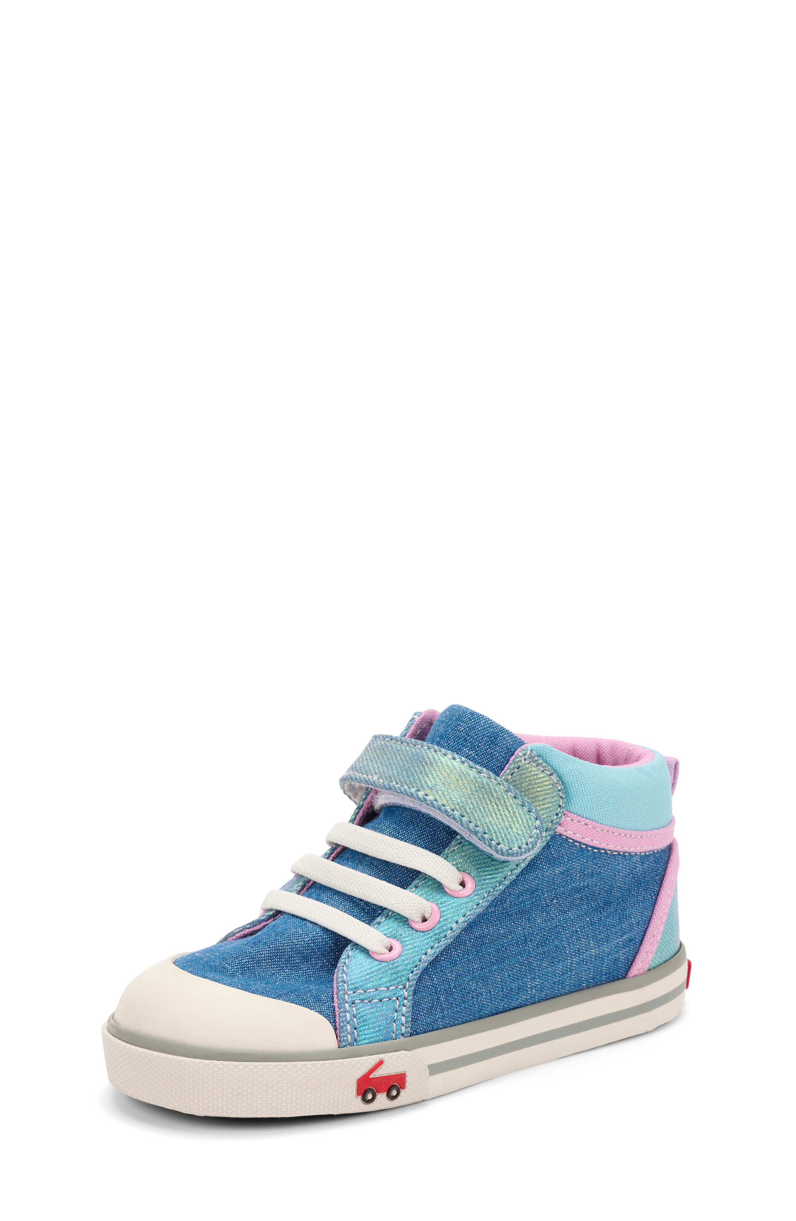 See Kai Run Peyton High Top Sneaker, Main, color, 