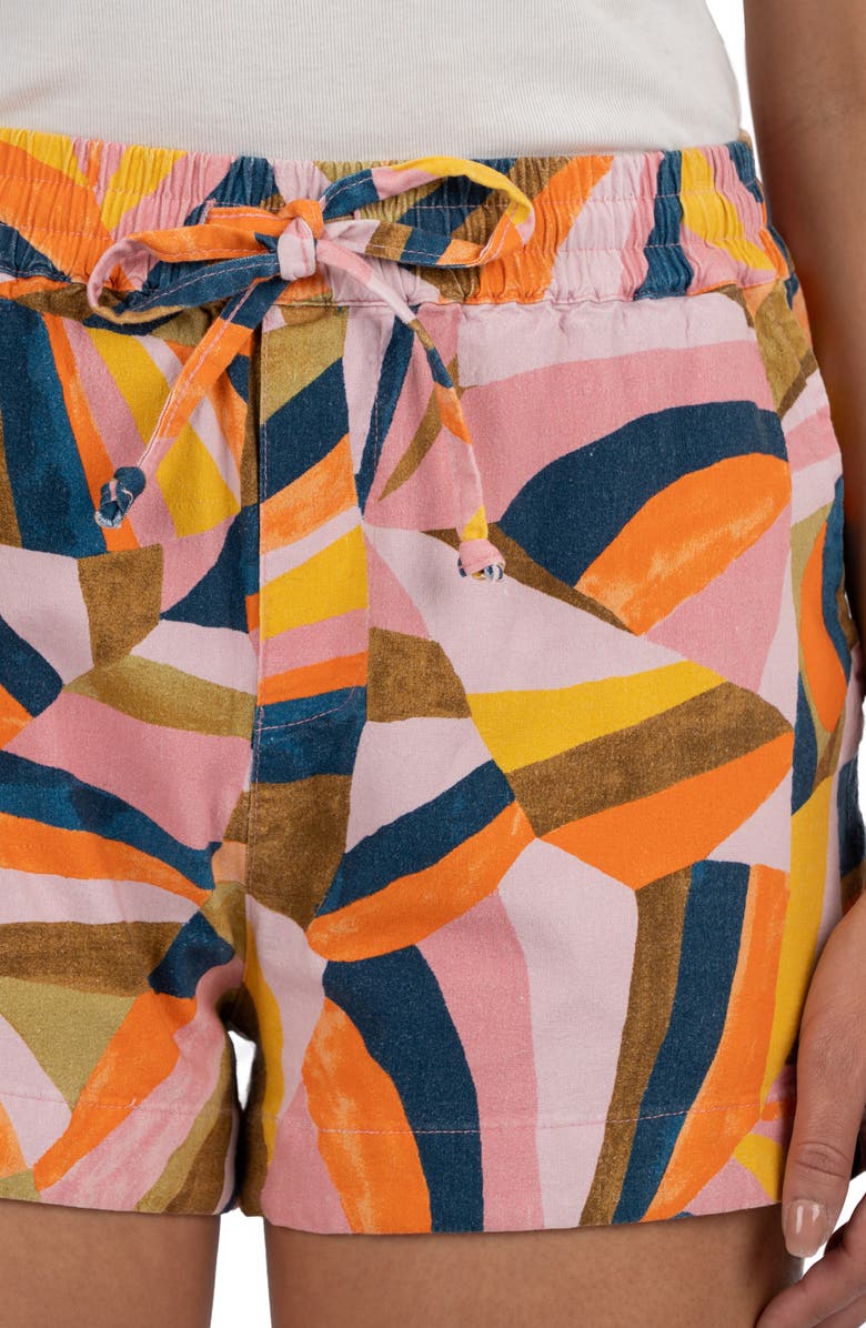 KUT from the Kloth Illiana Drawstring Linen Blend Shorts, Alternate, color, 