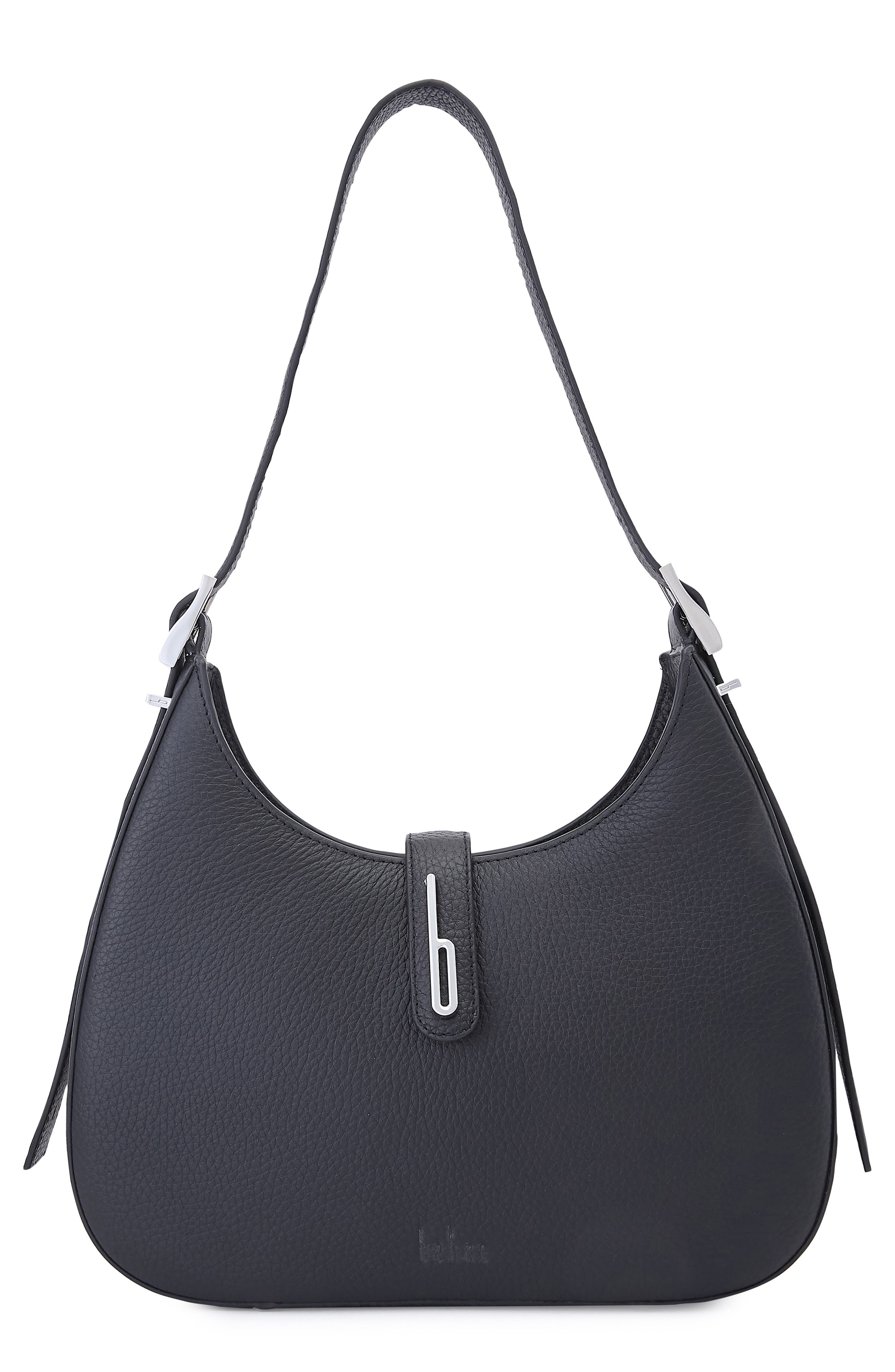 behno Leena Pebble Leather Shoulder Bag, Main, color, 