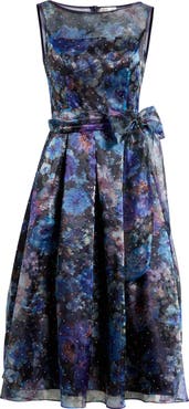 Eliza J Print Sleeveless Cocktail Dress