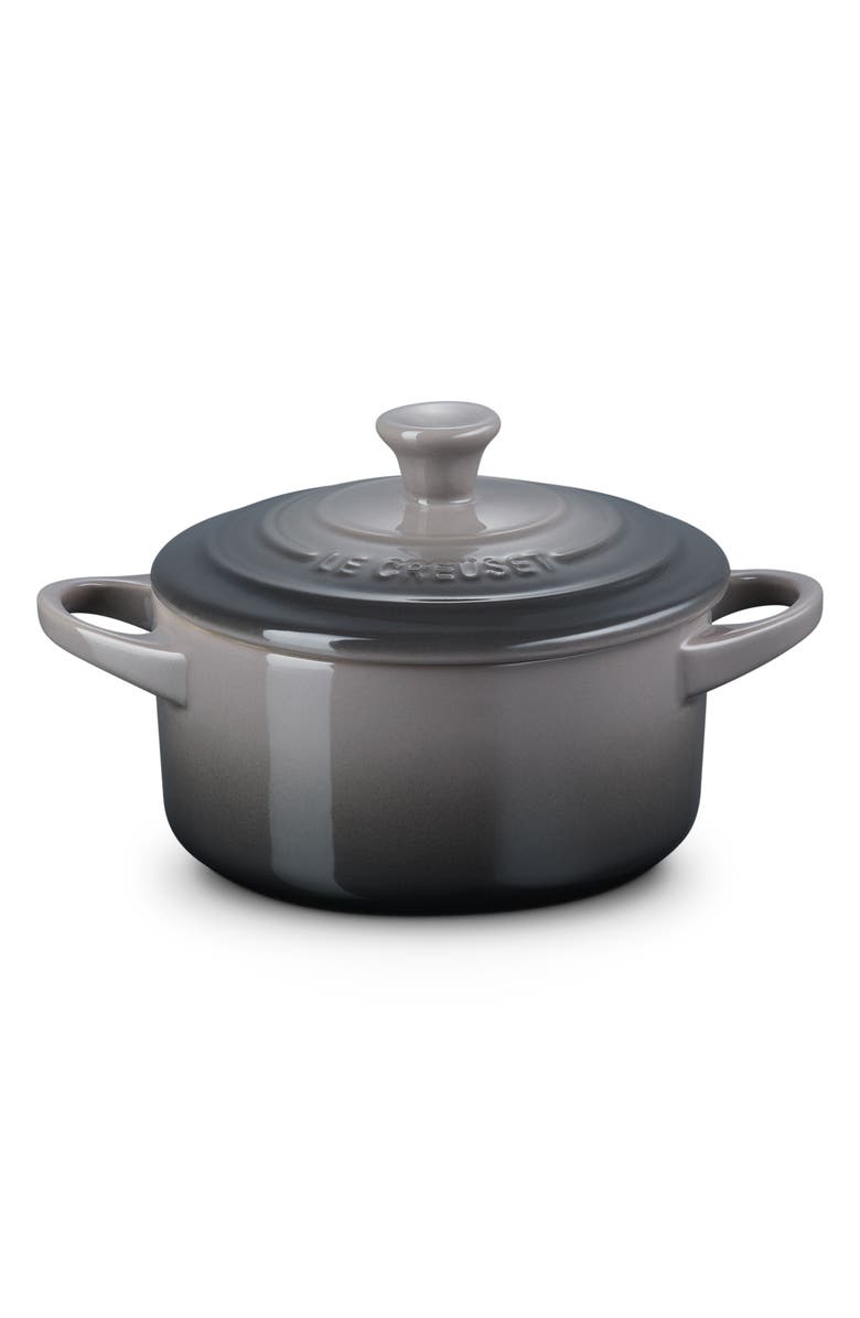 Le Creuset Mini Round Cocotte, Alternate, color, Oyster