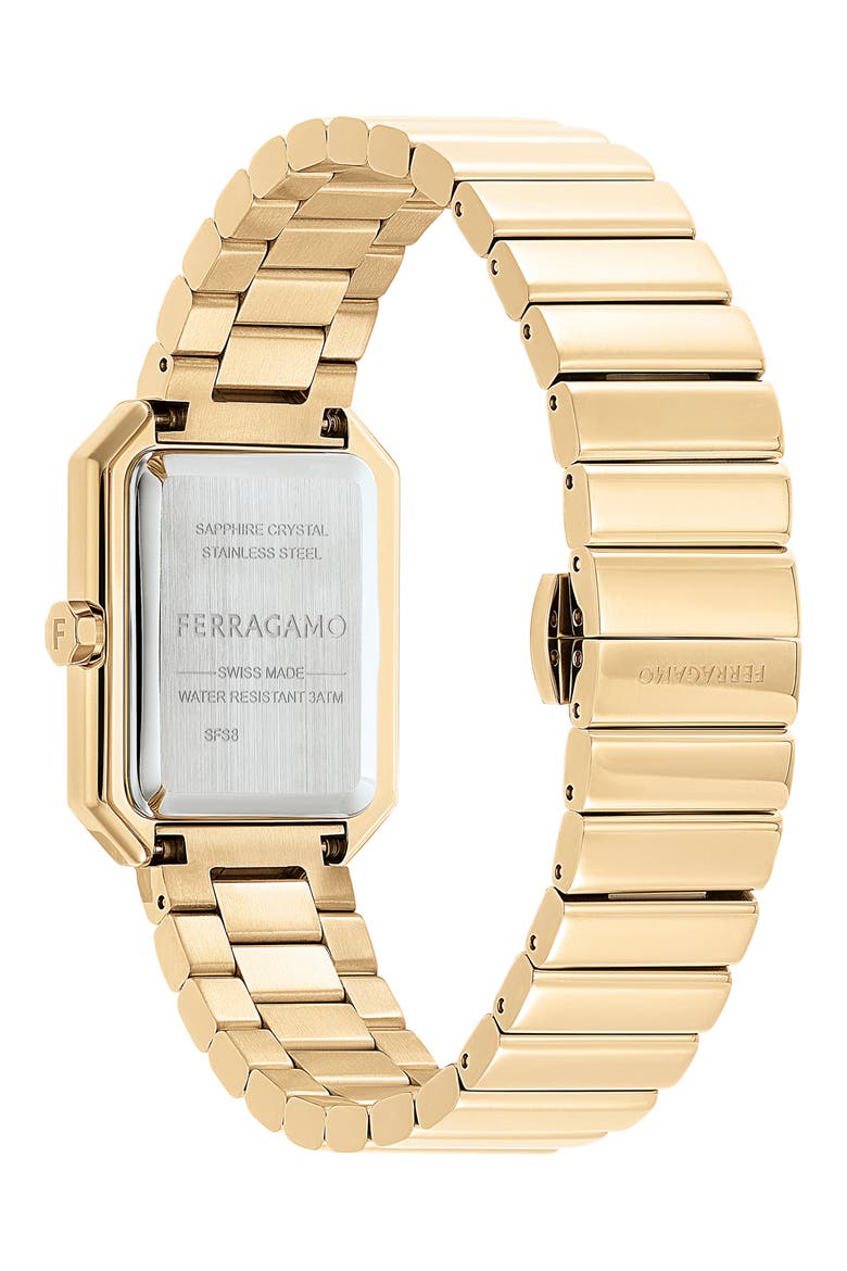 Crystal Bracelet Watch, 27mm x 34mm, Alternate, color, IP YELLOW GOLD