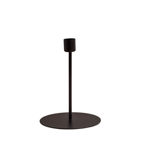 Kent Black Taper Candle Holder