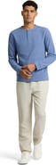 Onia Heavyweight Cotton Waffle Henley Sweatshirt