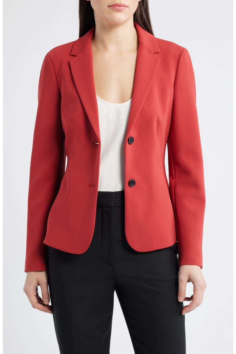 Admiral Crepe Blazer, Main, color, CLARET