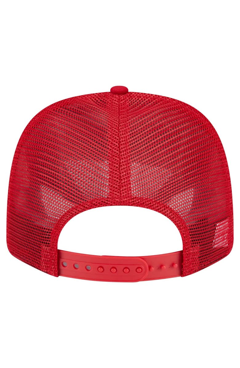 New Era Men's New Era Scarlet Nebraska Huskers Primary 9SEVENTY Trucker Stretch-Snap Hat, Alternate, color, 